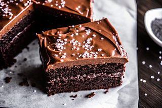 Salted Chocolate Cake