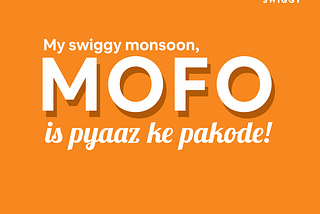 Experiencing mood on Swiggy