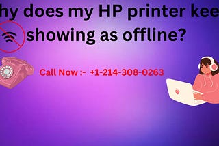 Why does my HP printer keep showing as offline?