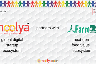 moolyacoin announces strategic partnership with Farm2Kitchen