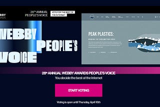 Back to Blue Initiative — a nominee at the 28th Webby Awards