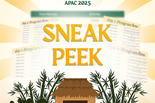 Sneak Peek of the PyCon APAC 2025 Program!