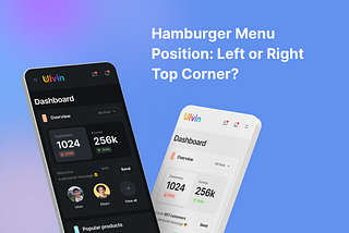 Hamburger Menu Position: Left or Right Top Corner?