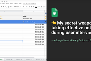 My secret weapon for taking effective notes during user interviews