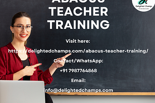 What You Should Know About Online Abacus Teacher Training and How It Has Changed Mathematics…