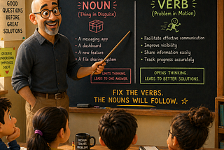 UX Grammar: Fix the verbs. The nouns will follow.