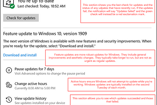 An overview of the Windows “Check for Updates” screen.