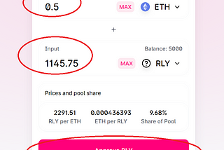 Step-By-Step How To Participate as a Liquidity Provider in $RLY