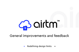 Airtm general improvements and fixes