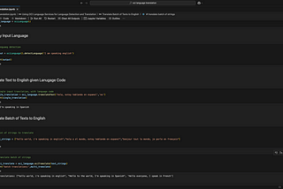 Exploring the OCI Language Service