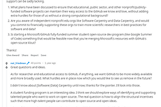 Why do I think Nat Friedman, CEO of GitHub, failed at his job?