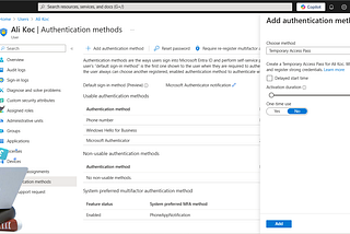 What is Temporary Access Pass ?