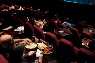In Protest Against Dine-In Movie Theaters