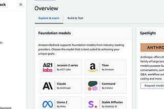Playing with Amazon Bedrock