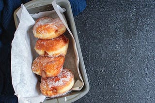 microwave donut. Mug donut. Strawbery