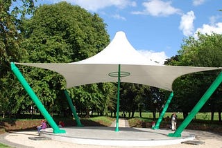 Tensile Canopy: A Modern Architectural Marvel