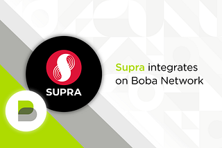 Supra Oracles Deploys on Boba Network