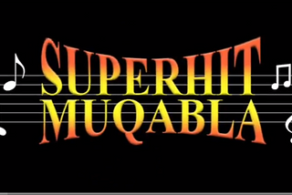 Design logo of the show ‘Superhit Muqabla’.