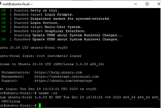 Building Ubuntu 20.04 Root Filesystem for Firecracker