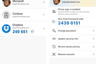 microsoft authenticator app bypass time-based stop otp refreshing