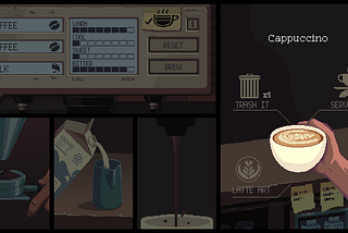 Coffee Talk Devlog #4: Brewing the Gameplay Mechanics and Latte Art Feature