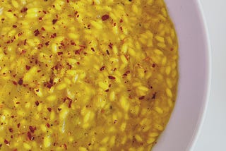 The Perfect Golden Risotto.