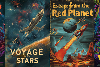 MidJourney Secrets: Perfecting Text on Vintage Sci-Fi Book Covers