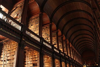 Trinity College library, Dublin, Ireland