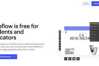 Students Can Now Create a Portfolio Website with a Custom Domain for Free on Webflow