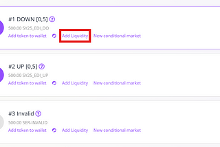 Seer 101: Providing Liquidity to Markets