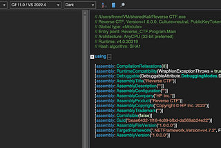 [CTT2023] Reverse CTF— ???pts