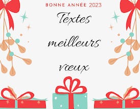 Messages & Cartes de vœux pour la bonne année 2023