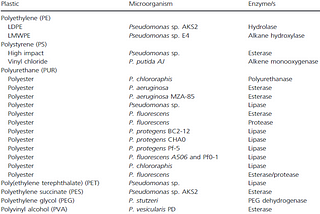 Can bacteria degrade plastic?