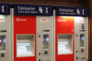 Train station ticket machine. Photo by Oliver Sand