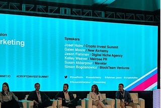 Mavatar CEO at Crypto Invest Summit in LA: “Return the developers to ICO investment Landscape.”