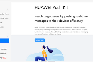 Huawei Console’a Üyelik, Push Kit Entegrasyonu ve Firebase