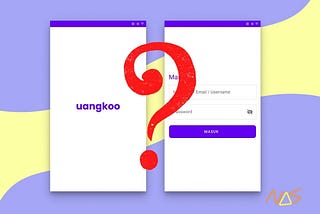 Dive to my first portfolio, Uangkoo | splash screen and login page ver.