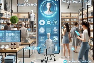 Here is the image depicting a modern retail store with AI-driven elements. It shows a futuristic yet familiar shopping experience, blending AI technology such as virtual assistants, real-time dynamic pricing, and personalized recommendations with everyday shopping activities. Let me know if you’d like any modifications!