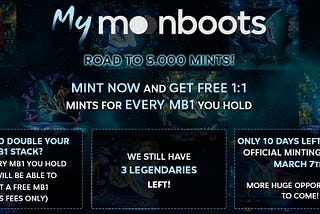 MyMoonBoots: Road to 5000 Mints!