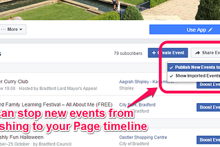 How we are using Facebook events at Bradford Council