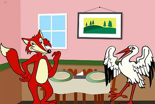 The Stork and the Fox (a perspective)