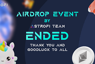 Airdrop Event Ended