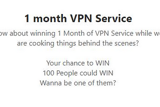 The Crypto Powered VPN Service
[Powered by AIAScoin] is Hosting a VPN Giveaway to 100 people.