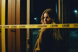 Elizabeth Sneaks onto a Crime Scene