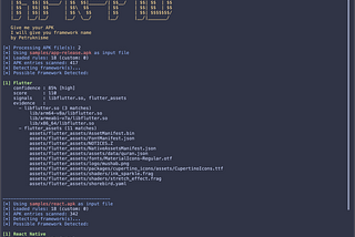 APK-FiD: Android Framework Detection