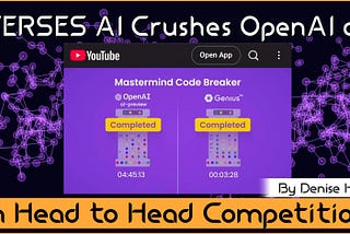 VERSES AI Crushes OpenAI o1 in Head to Head Competition