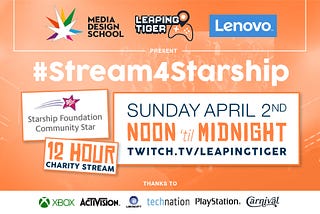 12 Hours of Gaming for Charity — #Stream4Starship Recap