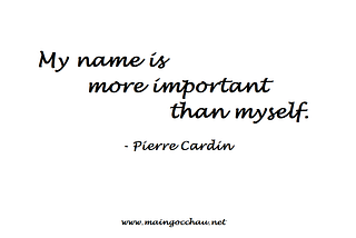 Six Pierre Cardin quotes that I like