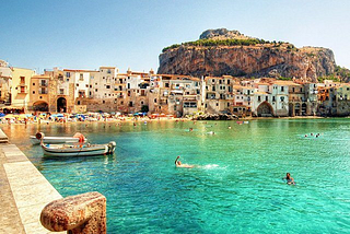 Turquoise, Cefalu, Italy