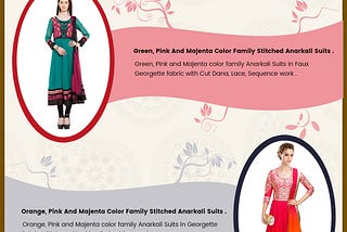 Designer Party Wear Anarkali Suits Online
